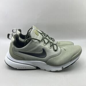 Nike‎ Presto Fly Running Shoes Men Size 10.5 Green Mesh Comfort Low Top Sneakers
